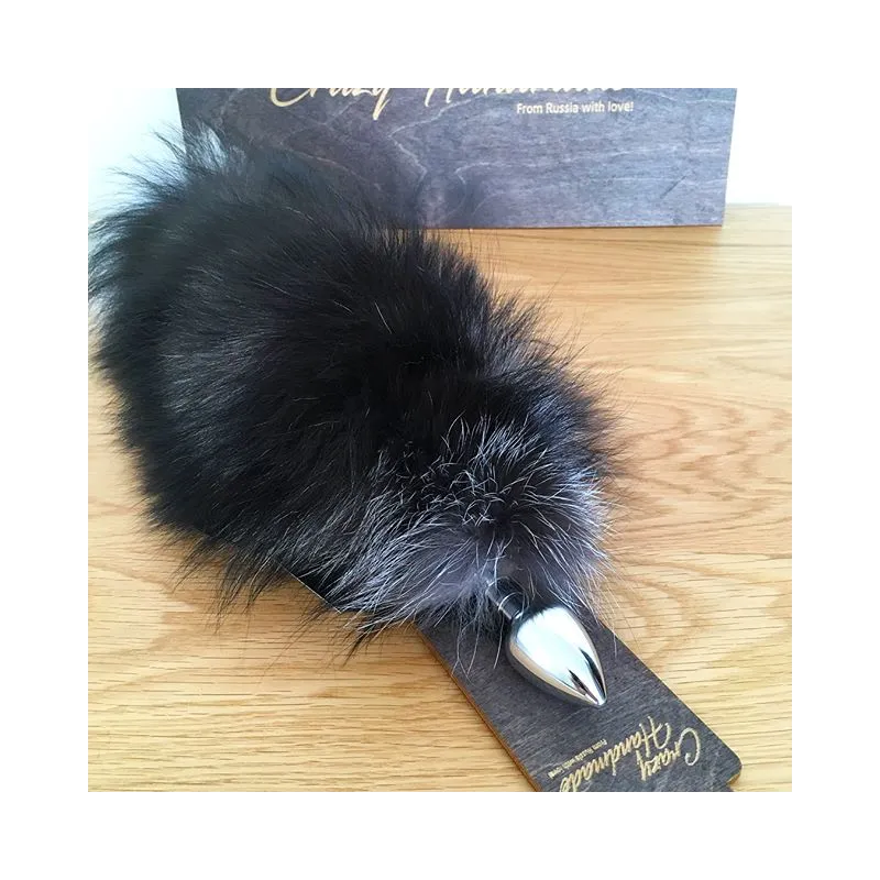 Анальная пробка с хвостом