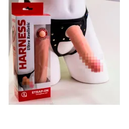 Фаллоимитатор - неоскин с поясом "Harness" 730703