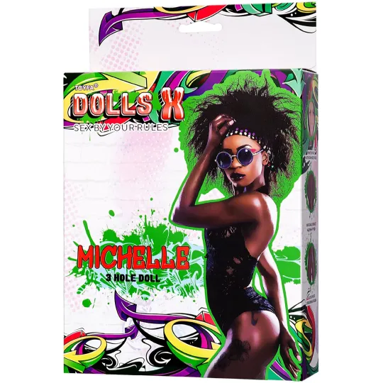 Кукла надувная, негритянка