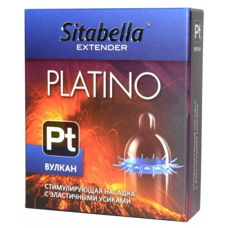 Насадка стимулирующая Sitabella Extender Platino Вулкан