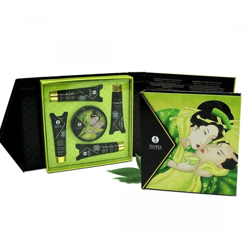 Набор Geisha's Secret ОРГАНИКА Экзотический зеленый чай , из 5 предметов