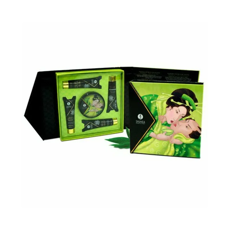 Набор Geisha's Secret ОРГАНИКА Экзотический зеленый чай , из 5 предметов