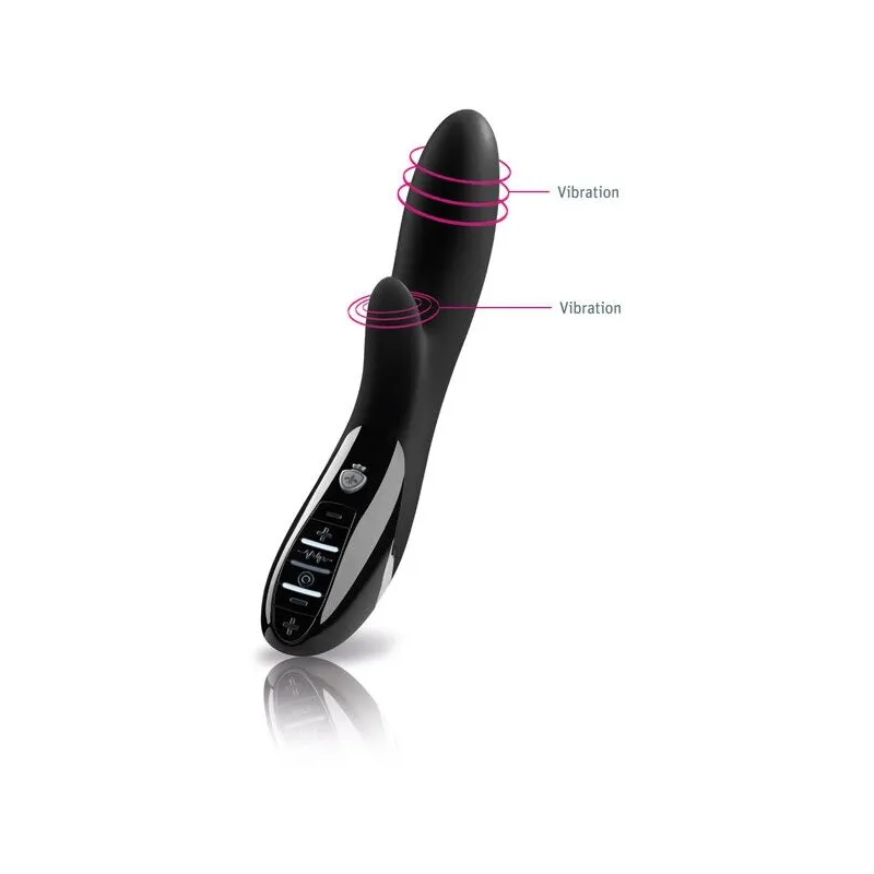 Вибромассажер c электростимуляцией Daring Danny - Black Edition , черный