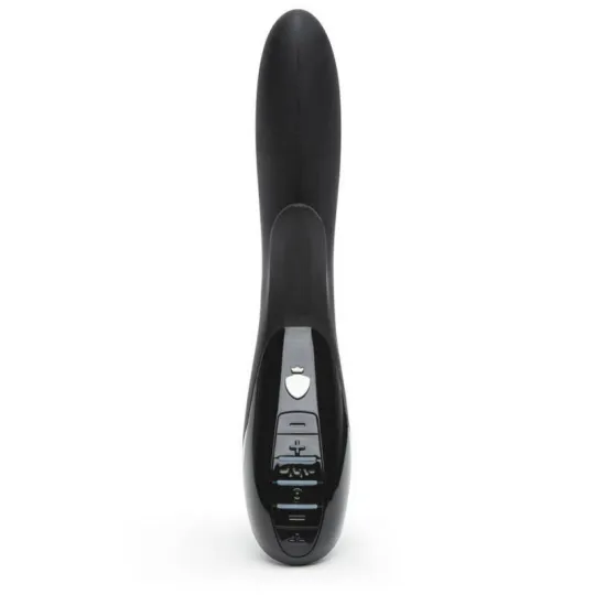 Вибромассажер c электростимуляцией Daring Danny - Black Edition , черный