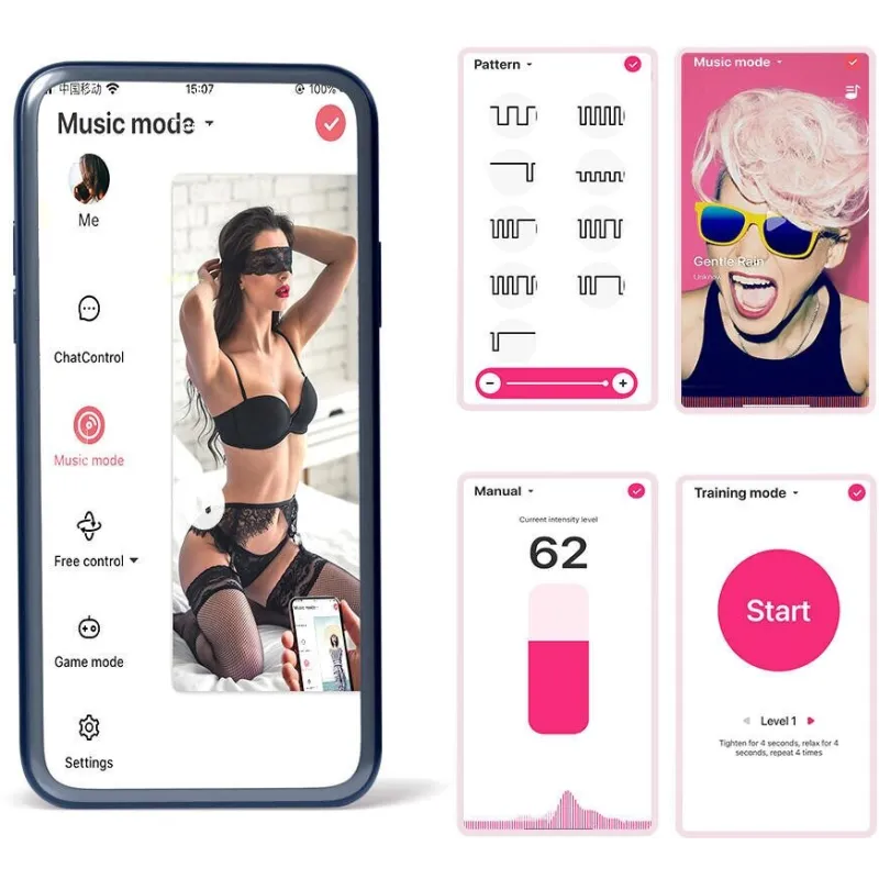 Вибромассажер MAGIC FUGU,  мятный