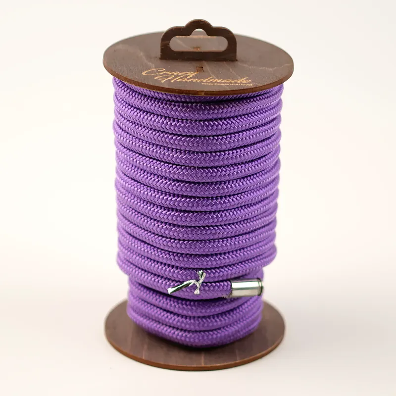 Нейлоновая веревка для шибари , 10 м. Фиолетовая.