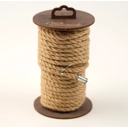 Джутовая веревка для шибари на катушке, 20 м.