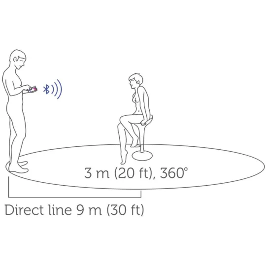 Вибромассажер для стимуляции клитора в трусики Moxie