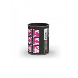 Компактный универсальный минимастурбатор рельеф гладкие ребрышки Mystim MasturbaTIN Ribbed Rita - Lemalla