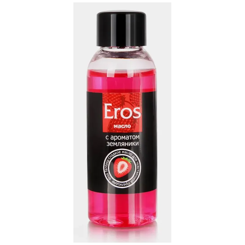 Масло массажное "Eros" земляника, 50мл