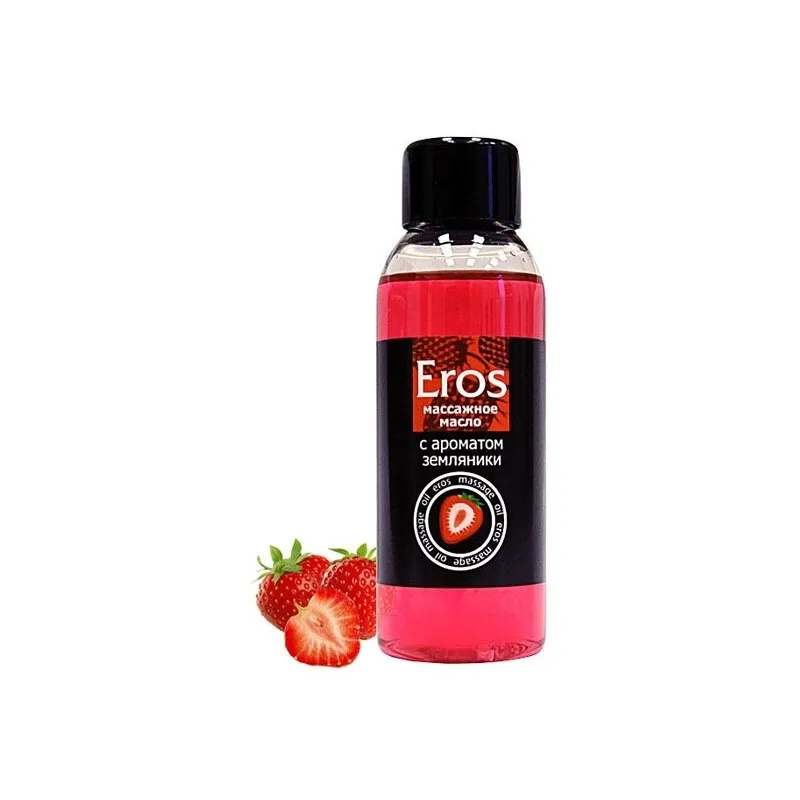 Масло массажное "Eros" земляника, 50мл