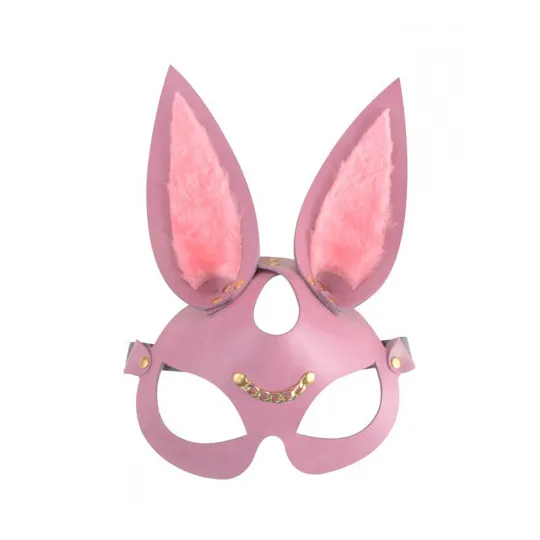 Маска Зайка розовая