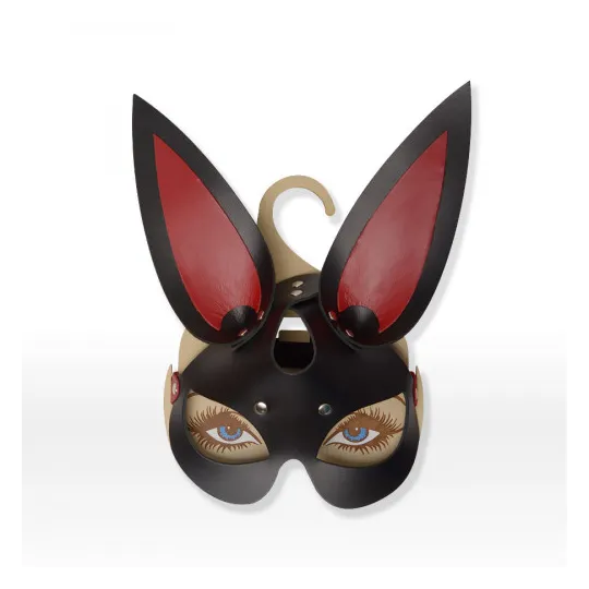 Маска Зайка черно-красная 3186-12