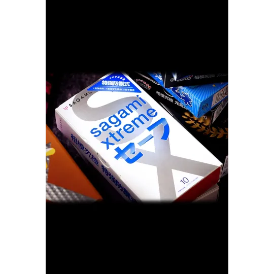 Презервативы SAGAMI Xtreme Ultrasafe 10шт. латексные с двойным количеством смазки