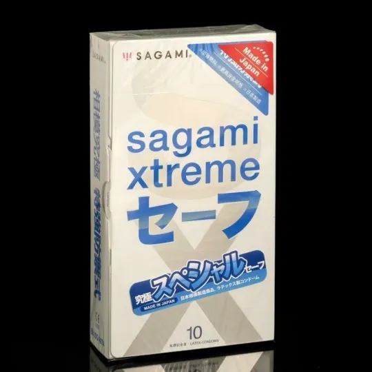 Презервативы SAGAMI Xtreme Ultrasafe 10шт. латексные с двойным количеством смазки