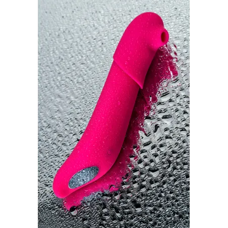 СТИМУЛЯТОР 2 В 1: С ПУЛЬСАЦИЕЙ И ВАКУУМ-ВОЛНОВОЙ СТИМУЛЯЦИЕЙ JOS OSCAR, СИЛИКОН, РОЗОВЫЙ, 20,5 СМ