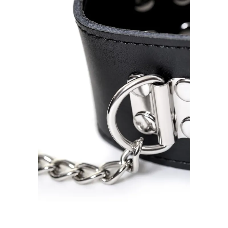 КОМПЛЕКТ БОНДАЖНЫЙ TOYFA THEATRE ,КОЖАННЫЙ