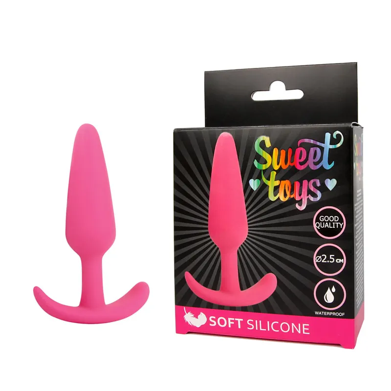 ВТУЛКА АНАЛЬНАЯ L 95 мм D 25 мм, цвет ярко-розовый