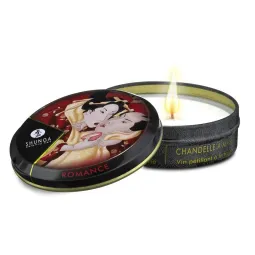 Массажное масло в виде свечи 30мл. Клубничное вино