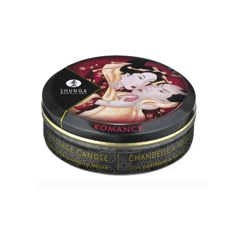 Массажное масло в виде свечи 30мл. Клубничное вино