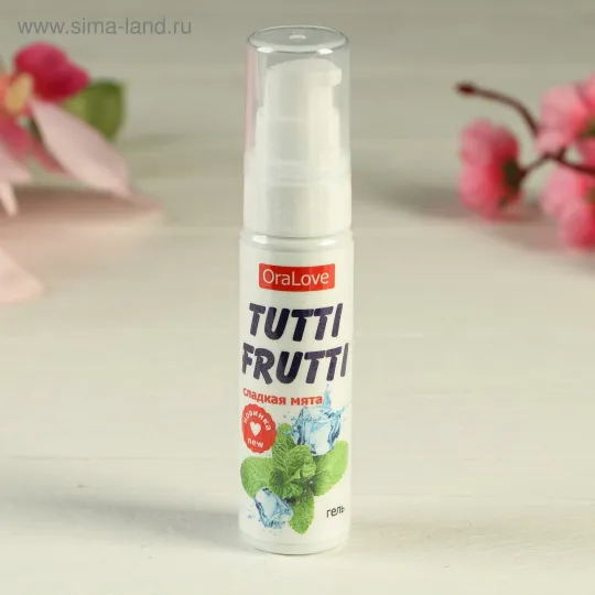 ГЕЛЬ "TUTTI-FRUTTI СЛАДКАЯ МЯТА"  серии "OraLove" 30 г