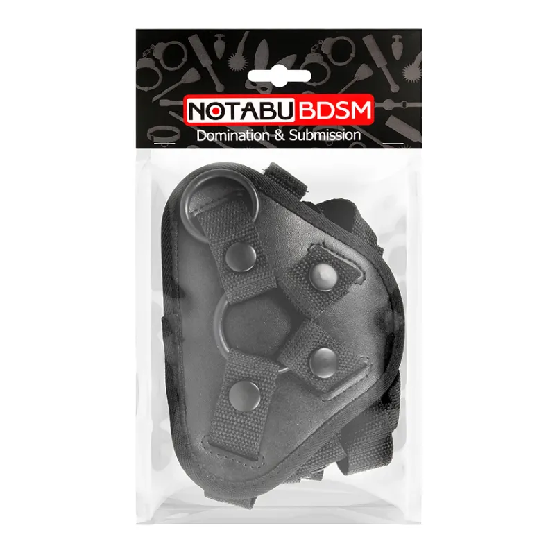 ТРУСИКИ ДЛЯ СТРАПОНА цвет чёрный, PVC