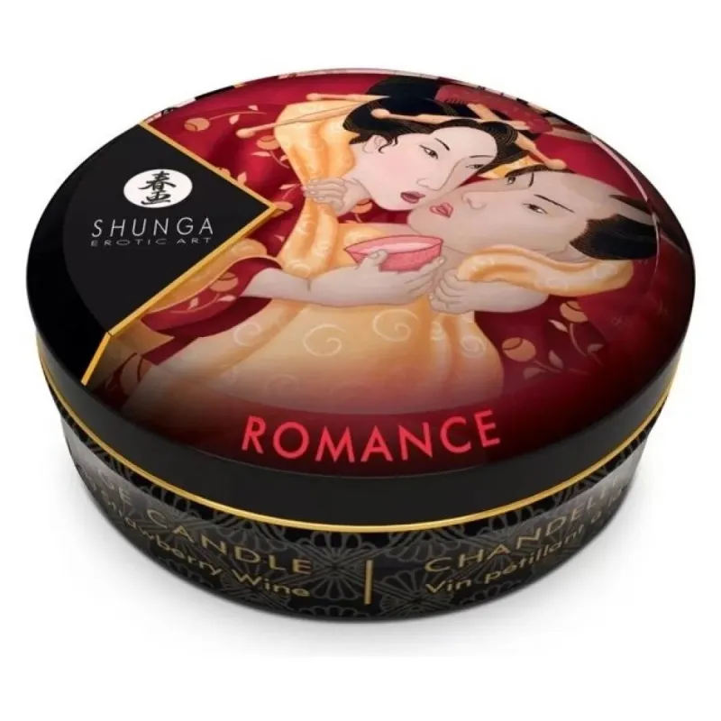 Массажное масло в виде свечи 30мл. Клубничное вино