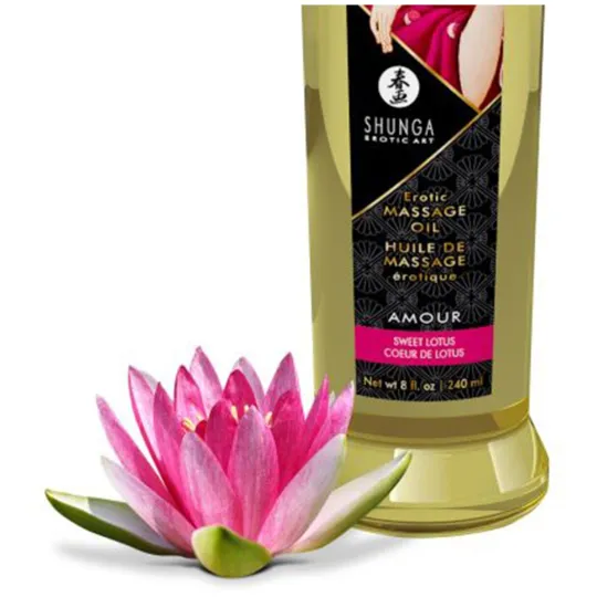 Масло массажное для тела Сладкий лотос, 240мл