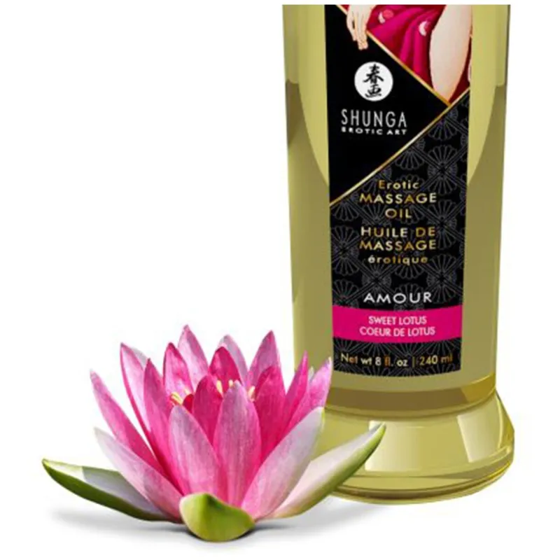 Масло массажное для тела Сладкий лотос, 240мл