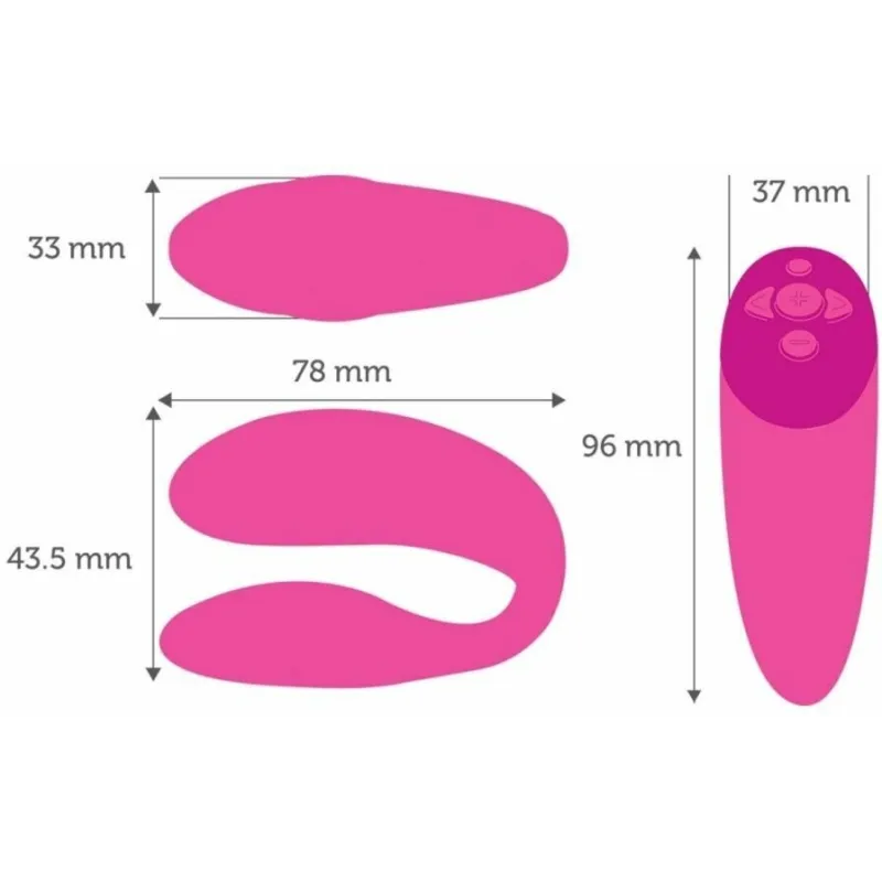 WE-VIBE Chorus Вибратор для пар фиолетовый