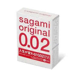 Презервативы SAGAMI Original 002 полиуретановые 3шт.