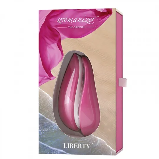 Бесконтактный клиторальный стимулятор Womanizer Liberty розовый