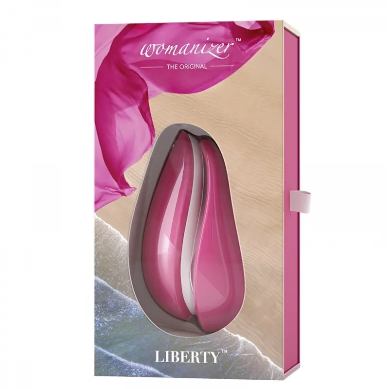 Бесконтактный клиторальный стимулятор Womanizer Liberty розовый
