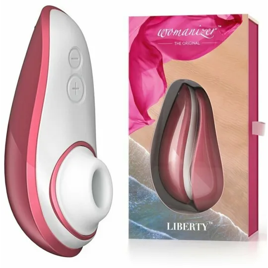 Бесконтактный клиторальный стимулятор Womanizer Liberty розовый