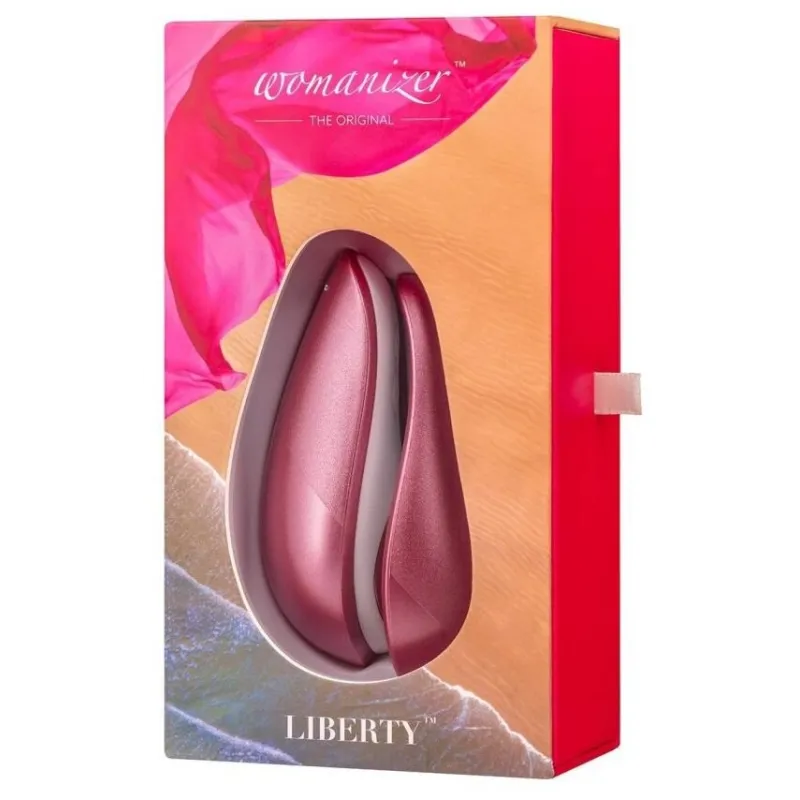 Бесконтактный клиторальный стимулятор Womanizer Liberty розовый