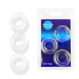 КОЛЬЦО ЭРЕКЦИОННОЕ 3шт, прозрачный