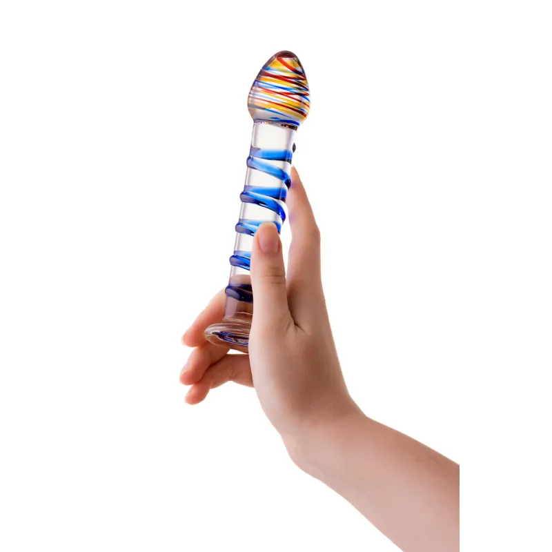 НЕРЕАЛИСТИЧНЫЙ ФАЛЛОИМИТАТОР SEXUS GLASS, СТЕКЛО, ПРОЗРАЧНЫЙ, 18 СМ