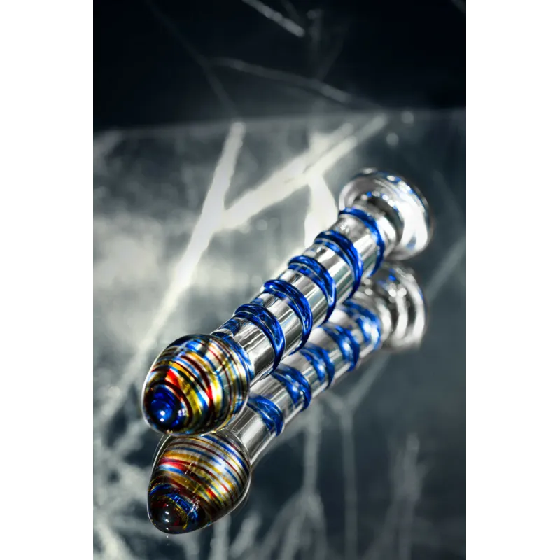 НЕРЕАЛИСТИЧНЫЙ ФАЛЛОИМИТАТОР SEXUS GLASS, СТЕКЛО, ПРОЗРАЧНЫЙ, 18 СМ