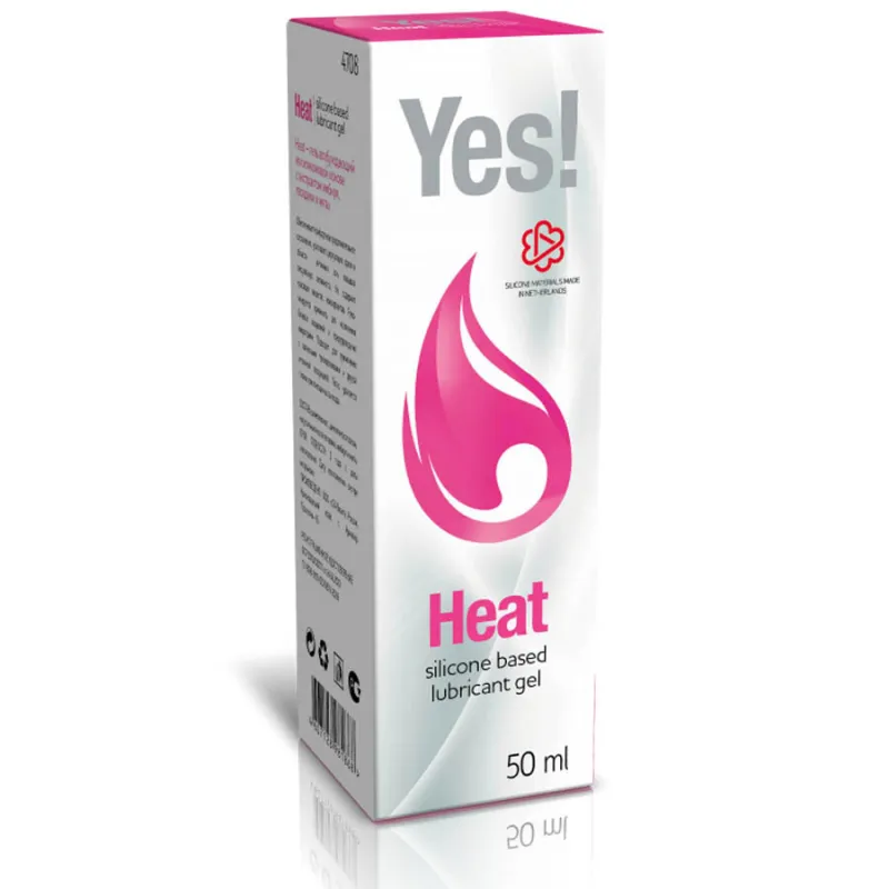 Гель-смазка силиконовый Yes - Heat, 50 мл