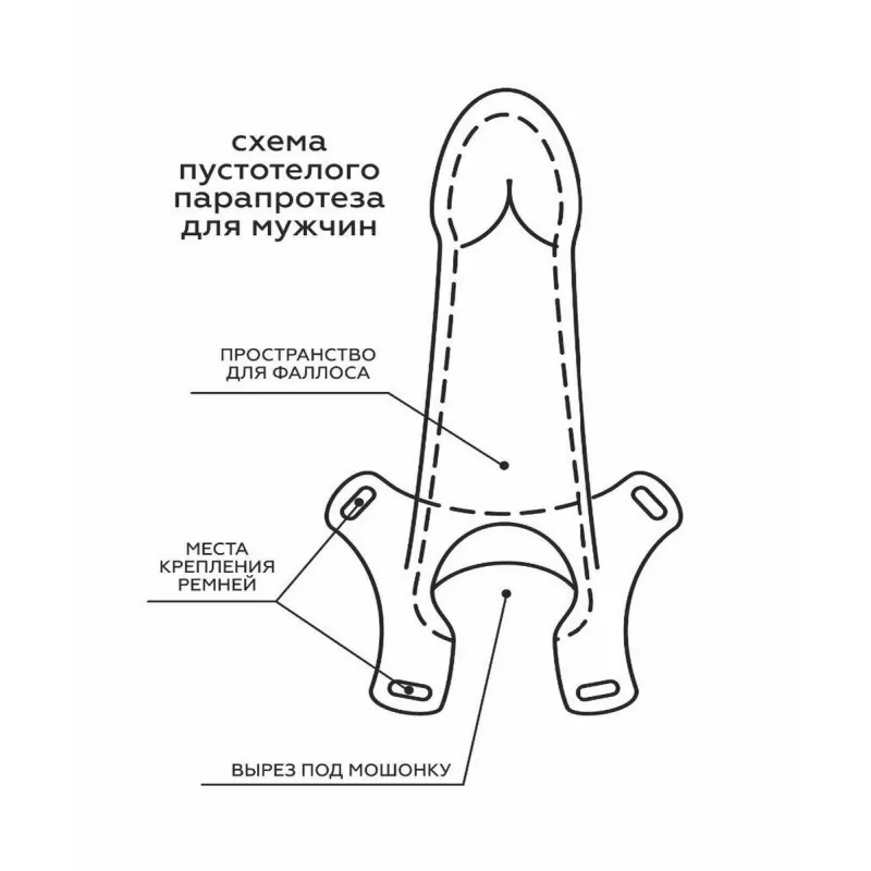 Harness пустотелый MINI с бандажем