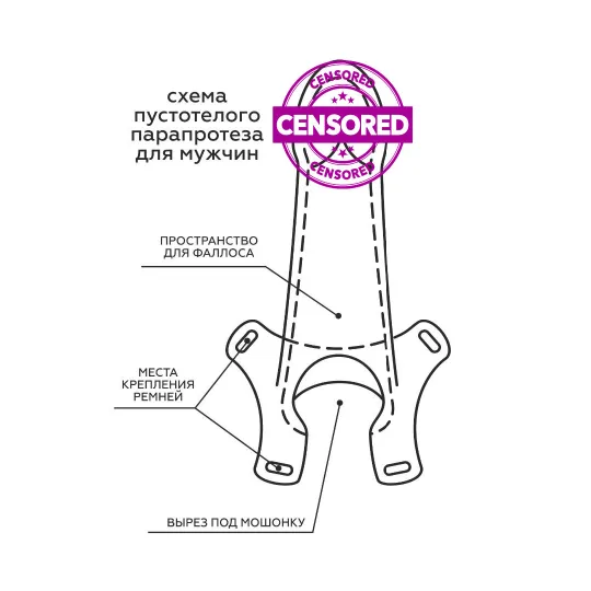 Harness пустотелый MINI с бандажем
