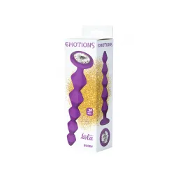 АНАЛЬНАЯ ЦЕПОЧКА С КРИСТАЛЛОМ EMOTIONS BUDDY PURPLE