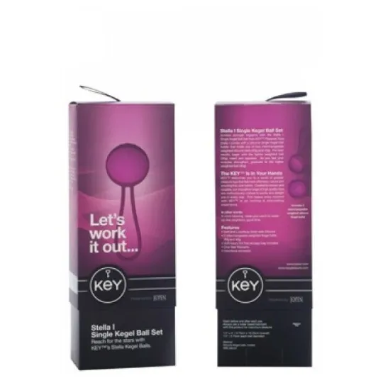 Вагинальный шарик соло STELLA I со сменным грузом розовый