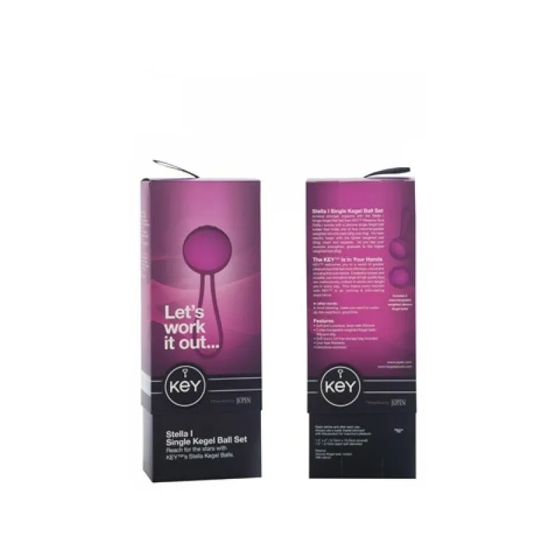 Вагинальный шарик соло STELLA I со сменным грузом розовый