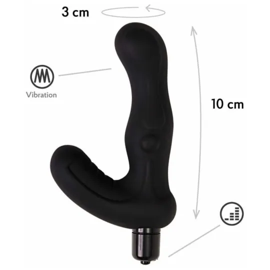 Массажер простаты Titan, цвет черный